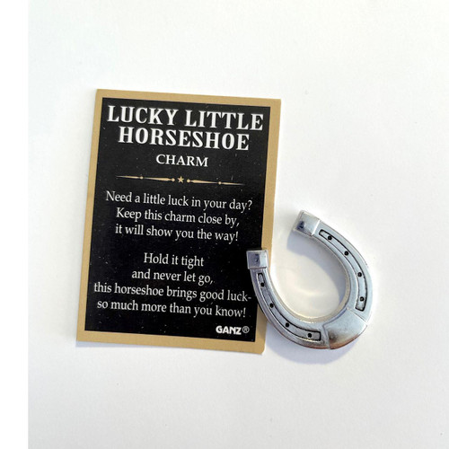 Horseshoe Charm and message card