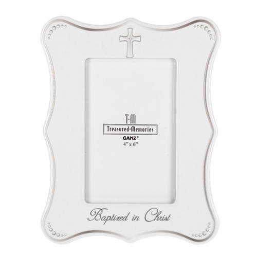 Ceramic Baptism Picture Frame
