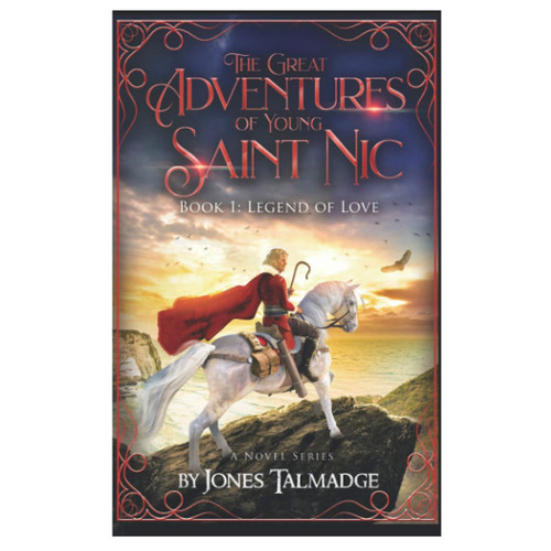 The Great Adventures of Young Saint Nick Novel front cover
