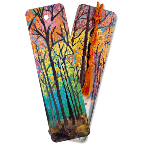 Colorful Trees Bookmark