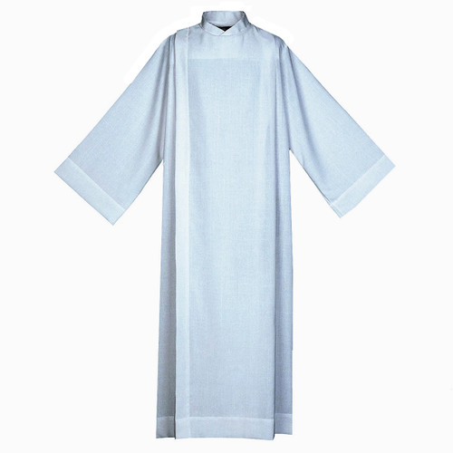 434 Front-Wrap Alb in Poly/Cotton