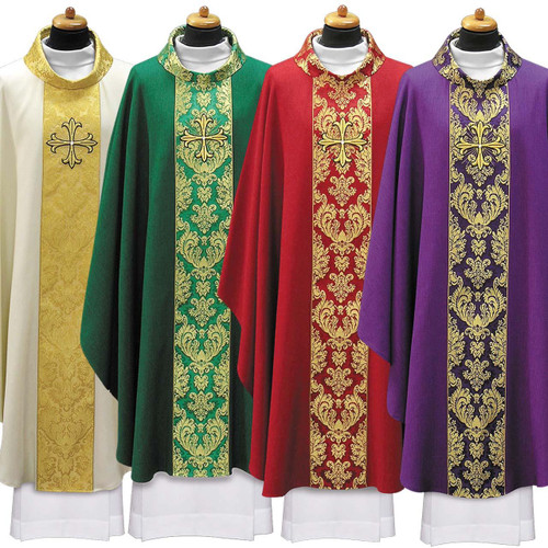2133 Chasuble with Italian Brocade