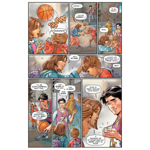 Example of vivid illustrations in the Issue #1 Messages from Our Lady Comic