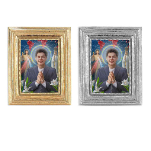 Small St. Carlo Acutis Framed Print