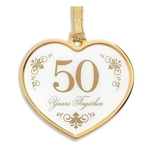 Boxed 50th Anniversary Ornament