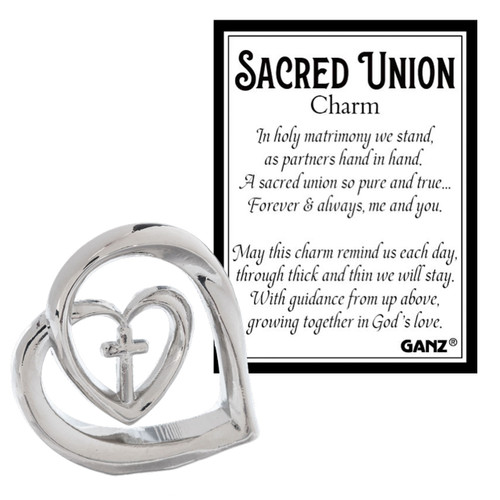 Sacred Union Charm and message card