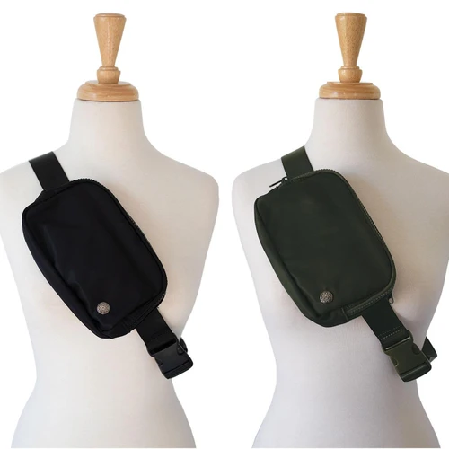 Celtic City Bag in Black or Olive Green shown in the "Cross Body" option