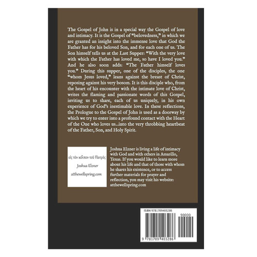 Back of In the Bosom of the Father by Joshua Elzner