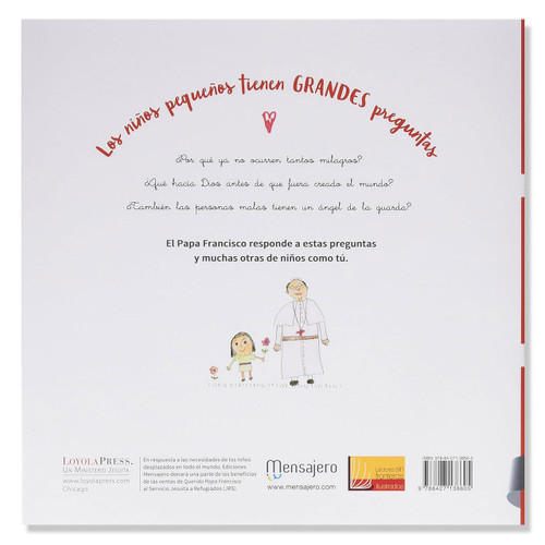 Back of the Querido Papa Francisco