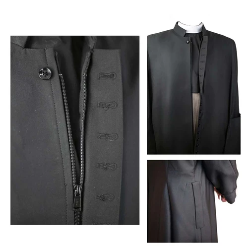MDS C25 Cassock with Buttons and Choice of Concealed Zipper