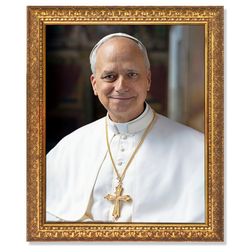 Framed 8x10 Formal Pope Leo XIV Print