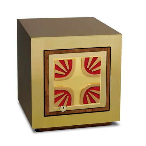 7125 Red Oak & Brass Tabernacle