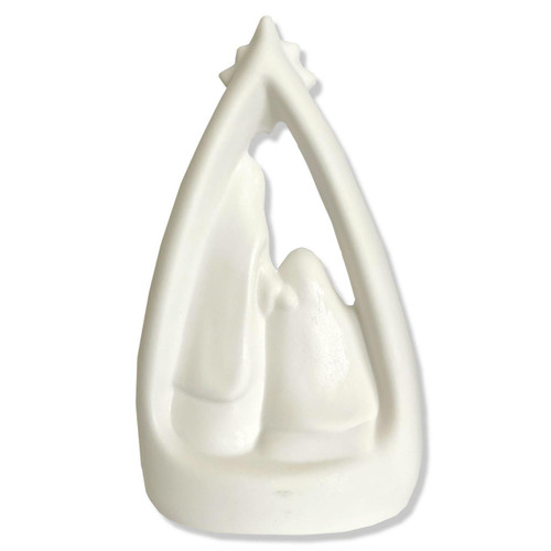 Back of the Lite-Up Ceramic Nativity Statue
