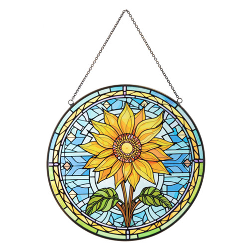 Glass Sunflower Suncatcher