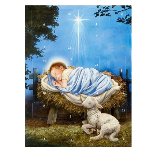 Baby Jesus & Lamb Advent Calendar