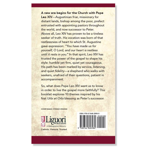 Back cover for 10 Things Pope Leo XIV Wants You to Know