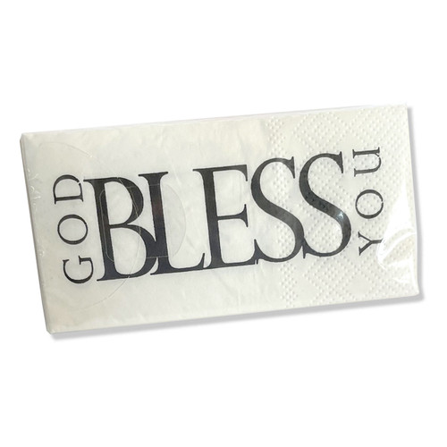 God Bless You Tissue - sold as a single pack