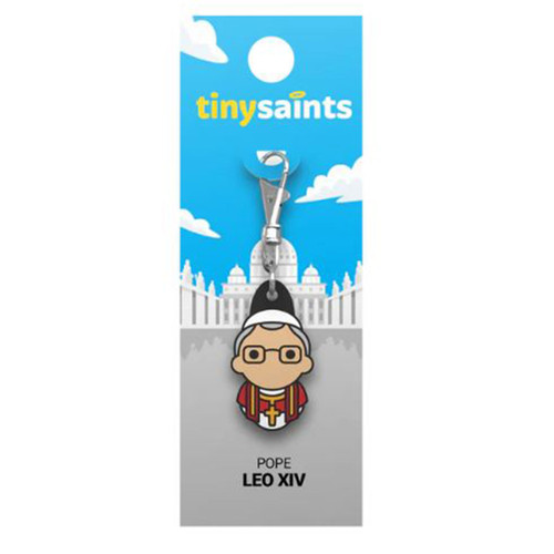 Tiny Saints Pope Leo XIV Clip Charm