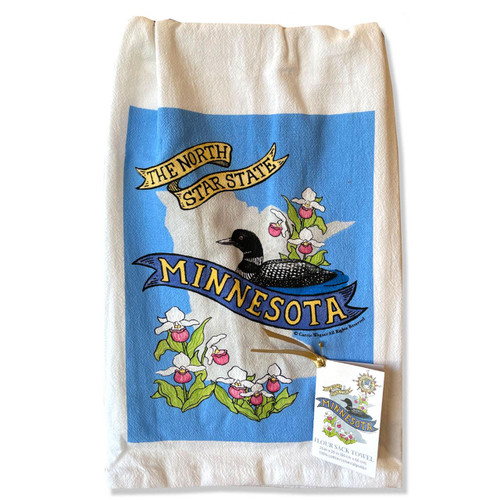 The North Star State Minnesota Kitchen Towel