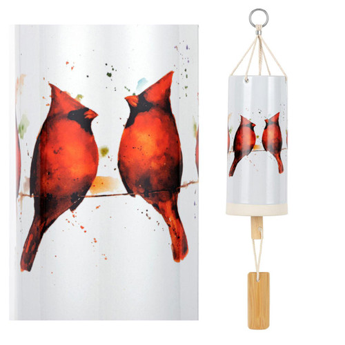 Cardinals on a Wire Windchime by Demdaco