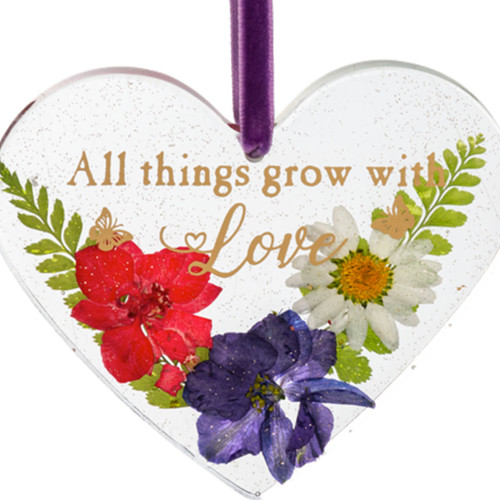 Detail of the All Things Grow with Love Flower Ornament