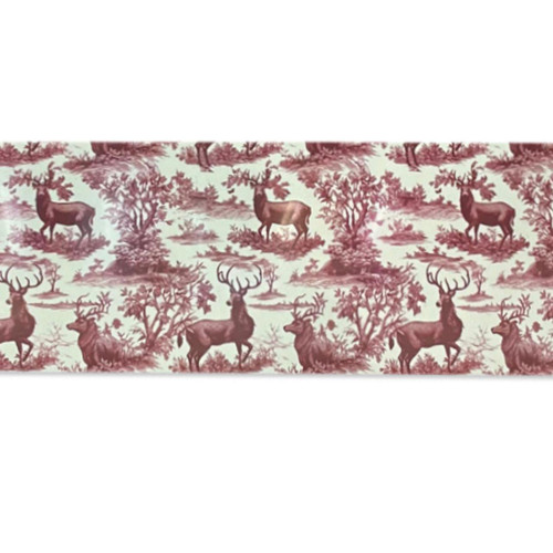 Detail of art on the Reindeer Fireplace Matches