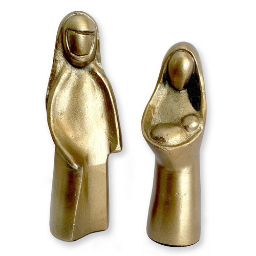 Aluminum Holy Family Set of 2