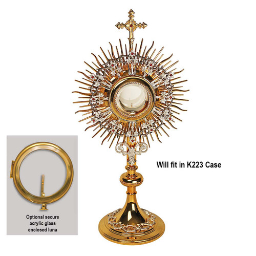 K709 Monstrance with Crown of Thorns