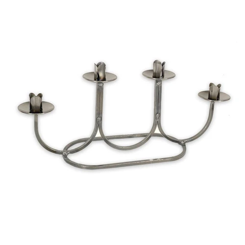 Danish Iron Candlelabra