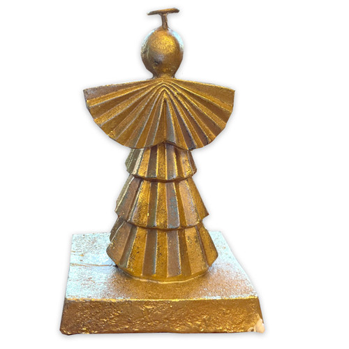 Back of the Gilded Angel Stocking Holder