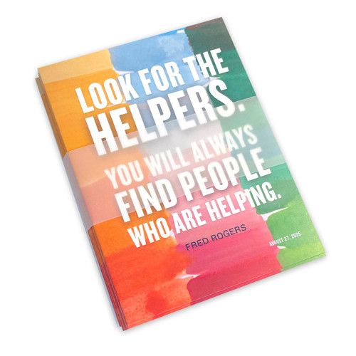 Pack of 8 Hope Cards Look for the Helpers