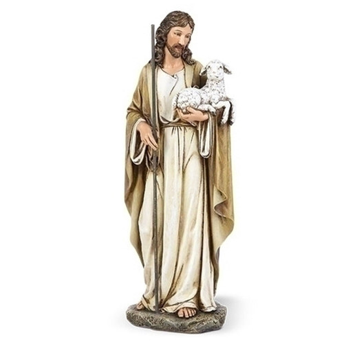 10.5IN Good Shepherd Statue