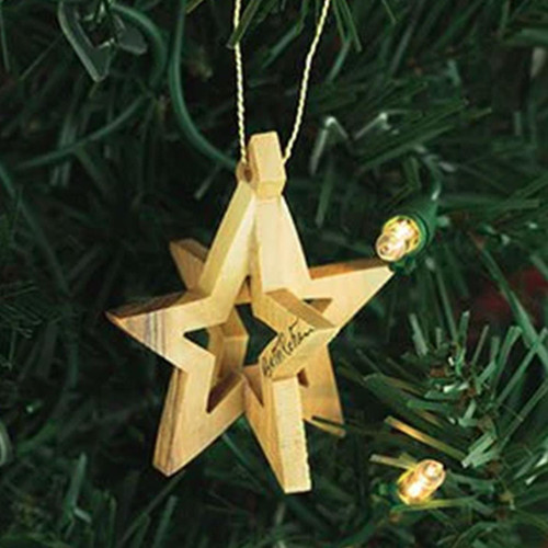 Detail of 3D Bethlehem Star Ornament