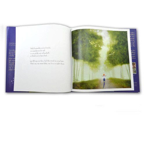Inside pages of the Wherever You Are Children's Book