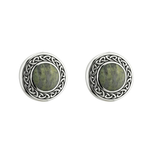 Stud Round Celtic Earrings