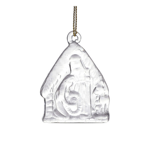 R6322 Glass Holy Family Ornament