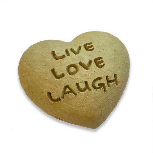 Live Laugh Love Heart Spirit Stone