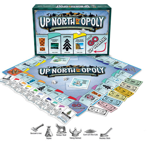 UP NORTH-OPOLY Board Game