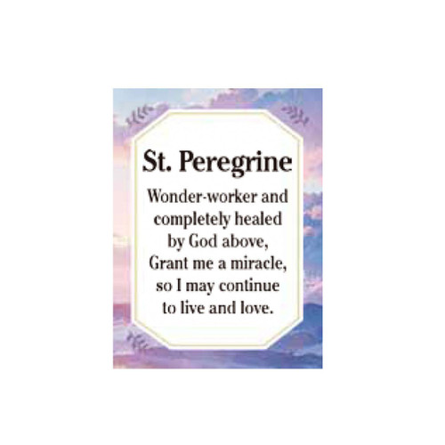 Tag for the 4.5IN St. Peregrine Statue