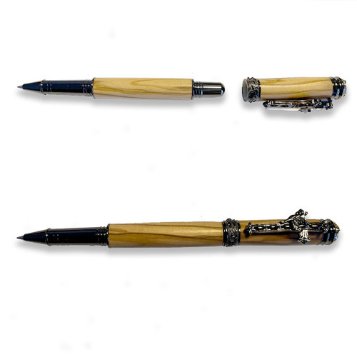 Views of how the top screws onto the bottom for writing