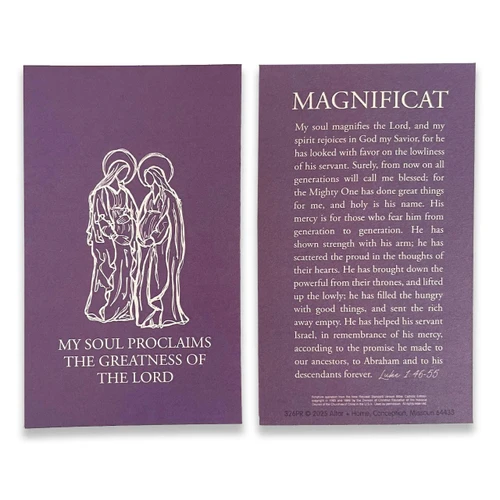 Magnificat Prayer Card