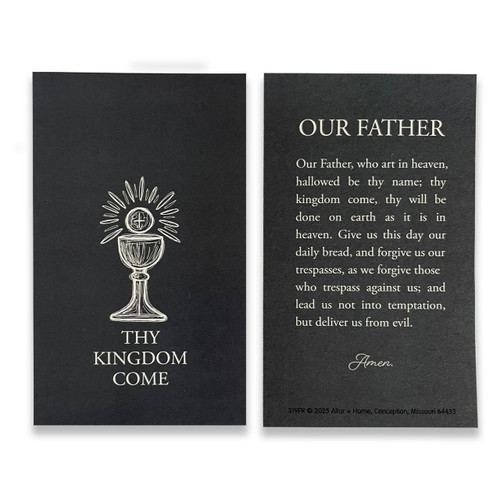 Lord's Prayer Card