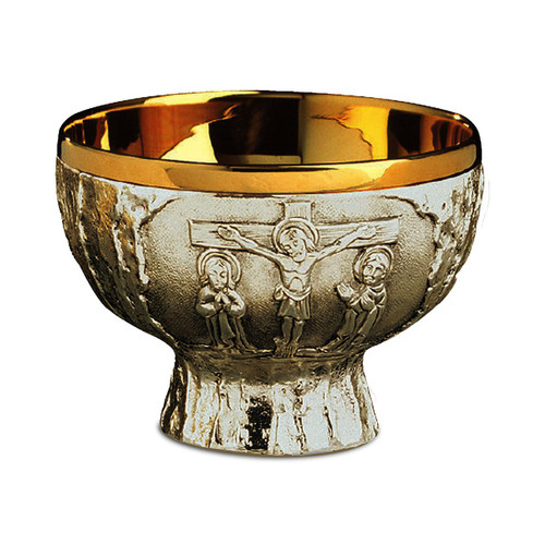 5017 Open Ciborium with Crucifixion Scene