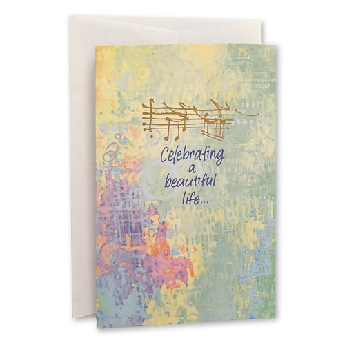CA50211 Sympathy Card Celebrating a Life