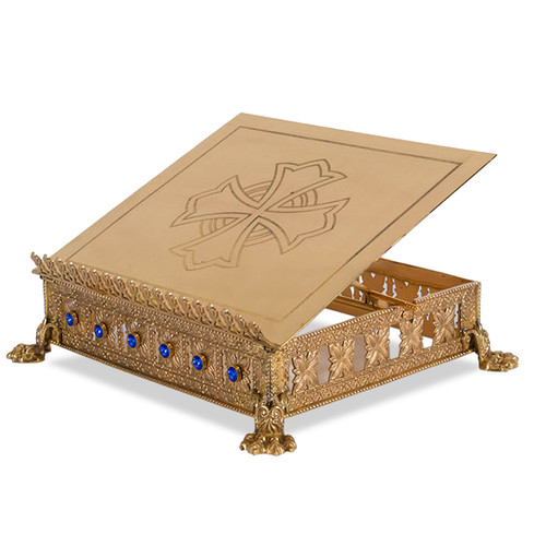 H-81 Missal Stand in Polished Brass