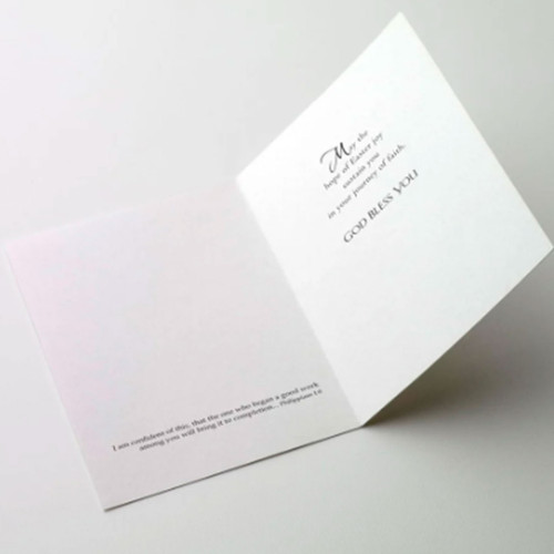 Inside verse and scripture of the OCIA Card Called Into Christ