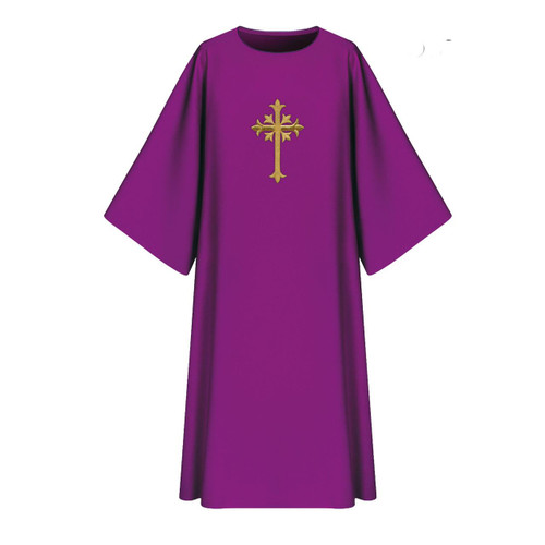 7515 Dalmatic in Purple Dupion