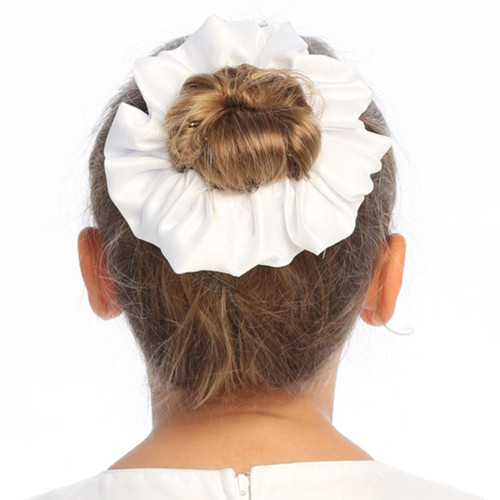 First Communion Satin Scrunchie