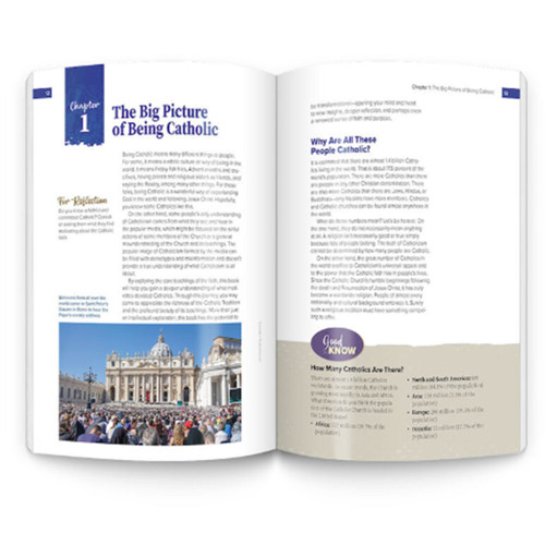 The Catholic Faith Handbook 4th Ed. Big Picture page spread