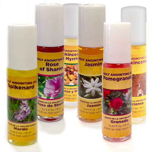 Anointing Oils in six different aromas with each being sold separately